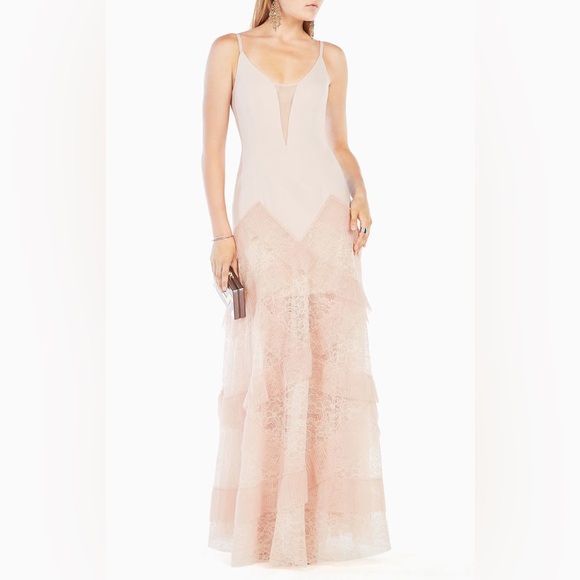 BCBG Avaline Pleated Skirt Gown - Picture 2 of 7